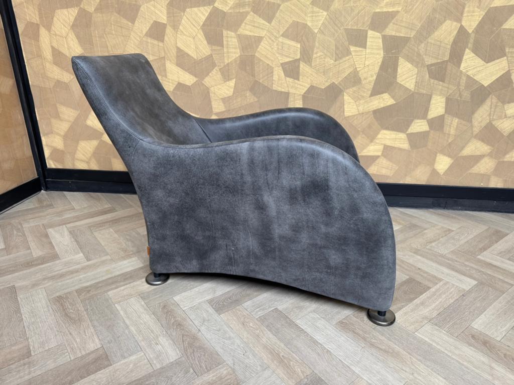 Montis Loge buffel leer., Huis en Inrichting, Fauteuils, Ophalen of Verzenden, Zo goed als nieuw, 75 tot 100 cm, Leer