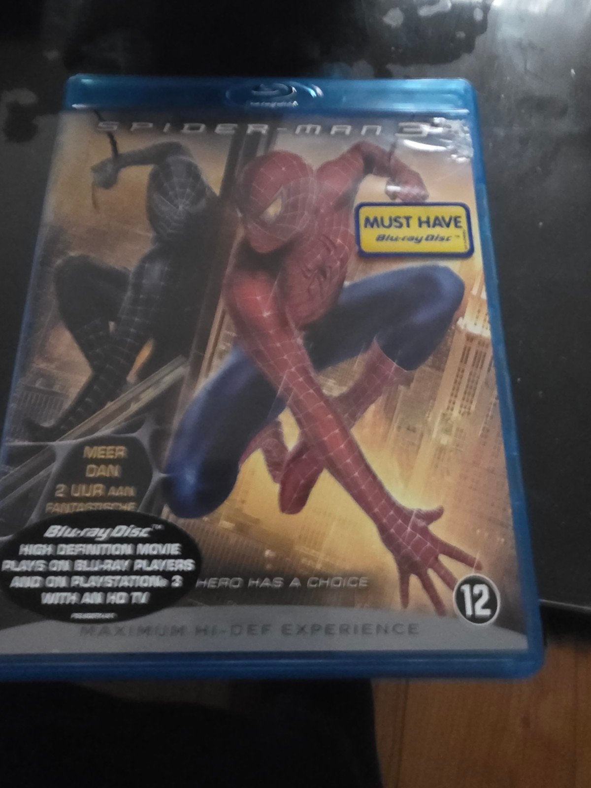 spiderman 3 blu ray, Ophalen of Verzenden, Zo goed als nieuw