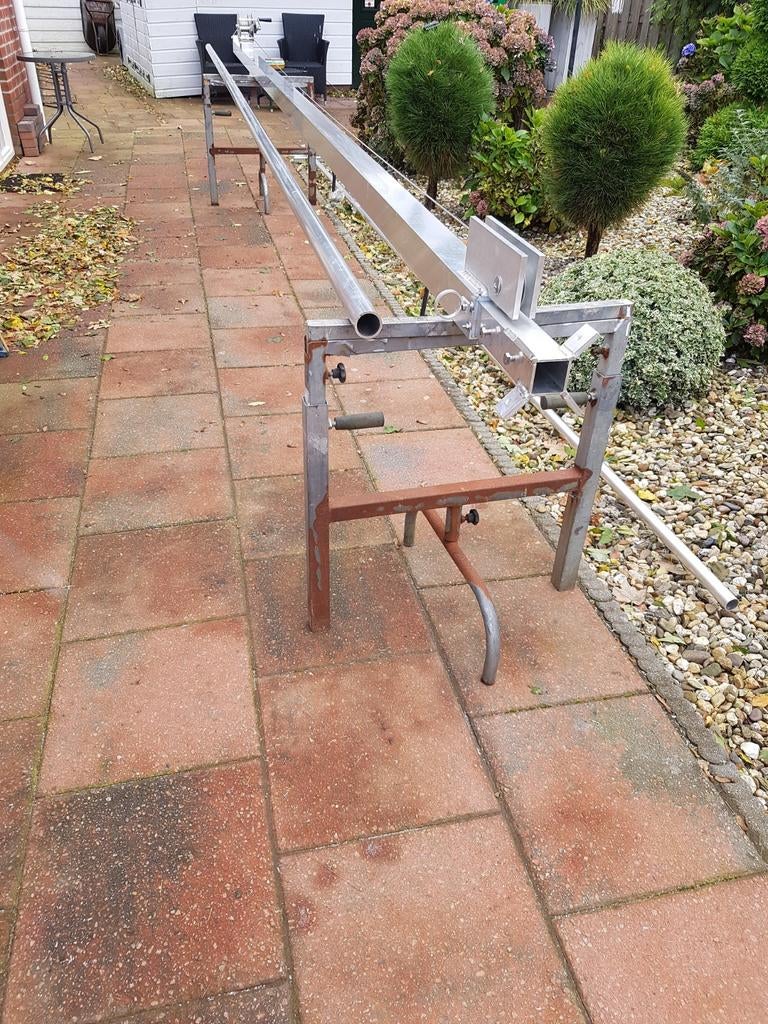 2x6m aluminium kokermast mast schuifmast nieuw, Ophalen, Mast