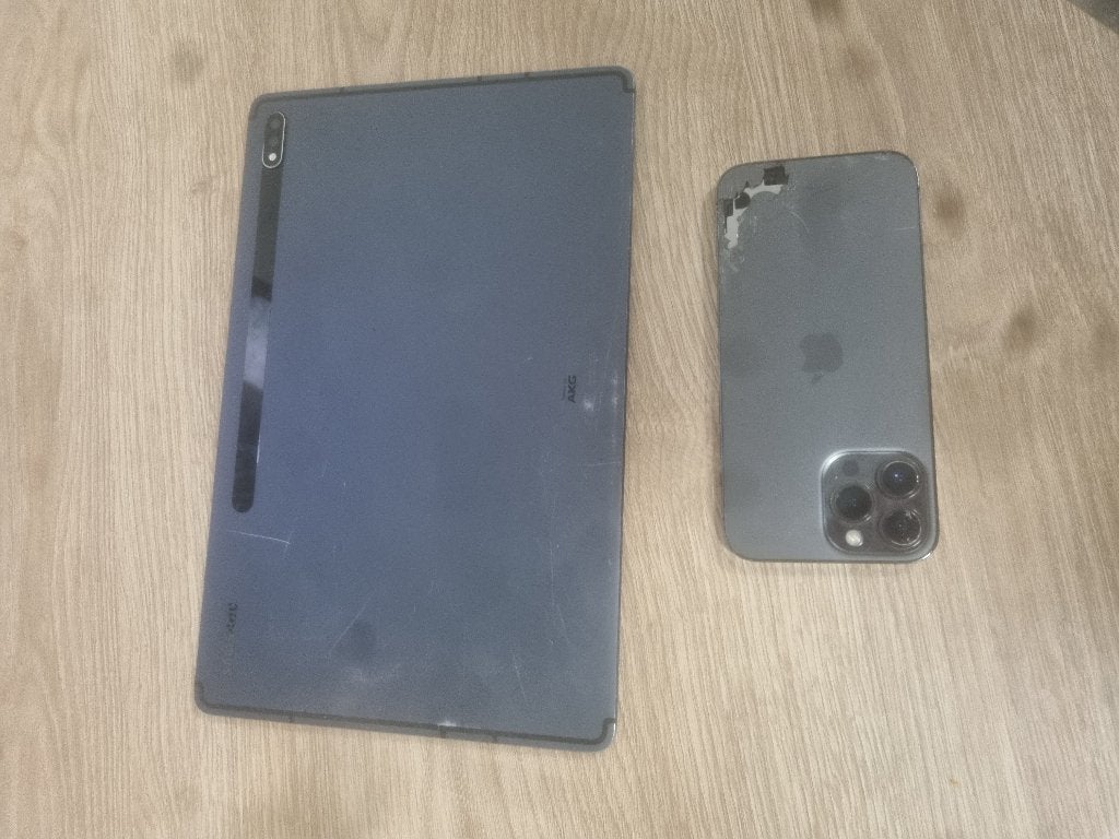 Iphone 13 pro max defect & Samsung tablet Galaxy Tab S7+ 5G, Telecommunicatie, Mobiele telefoons | Apple iPhone, Ophalen, 256 GB