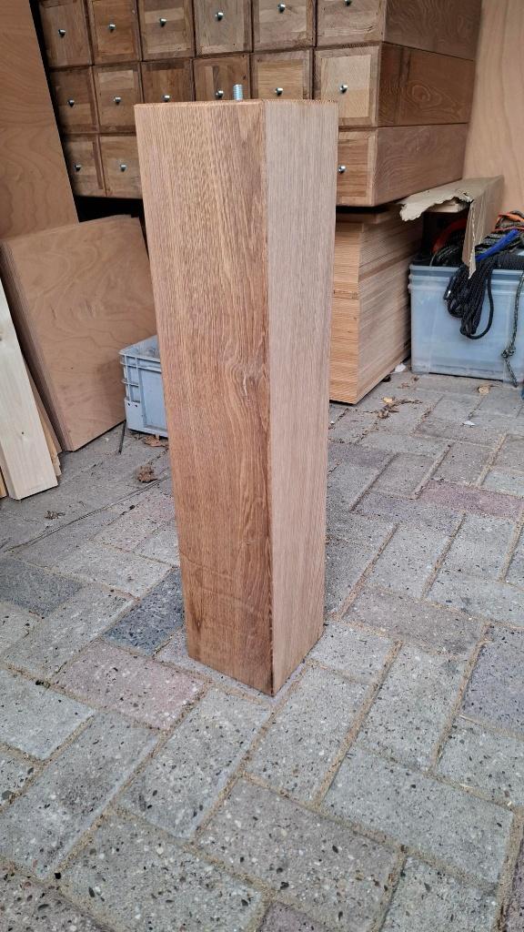 Tafelpoten, semi-massief hout 15*15 cm, 100% nieuw, Huis en Inrichting, Tafelonderdelen, Tafelpoot, Minder dan 50 cm, 50 tot 100 cm