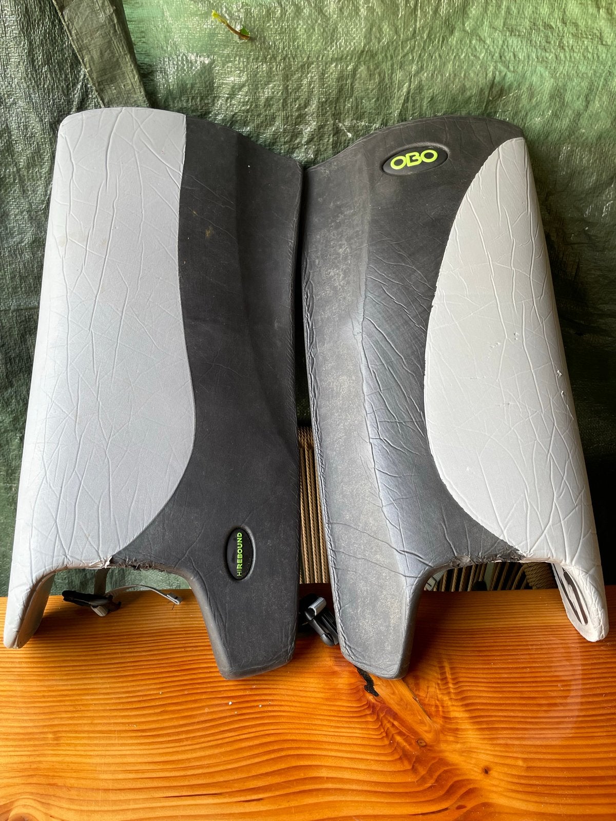 Hockey OBO high rebound leg-guards maat M, Ophalen, Gebruikt, Overige typen