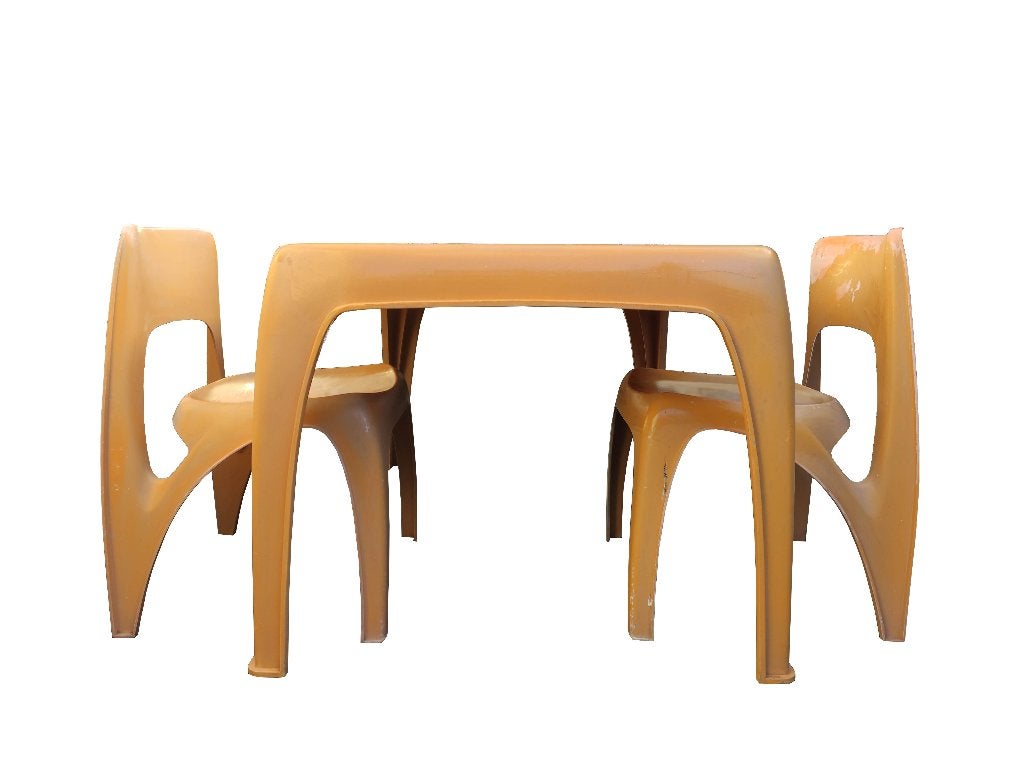 Schitterende zeldzame Interplast Preben Frabicius design set, Ophalen, Gebruikt, Kunststof