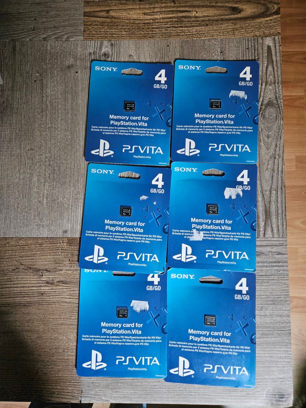 6x Sony PS Vita Memory Card 4GB Nieuw - Alles in 1 koop, Spelcomputers en Games, Ophalen, PlayStation Vita, Geheugenkaart