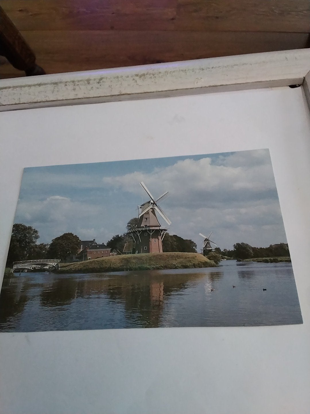 kaart Achttkante stellingkorenmolen "Zeldenrust" Dokkum, Ophalen of Verzenden
