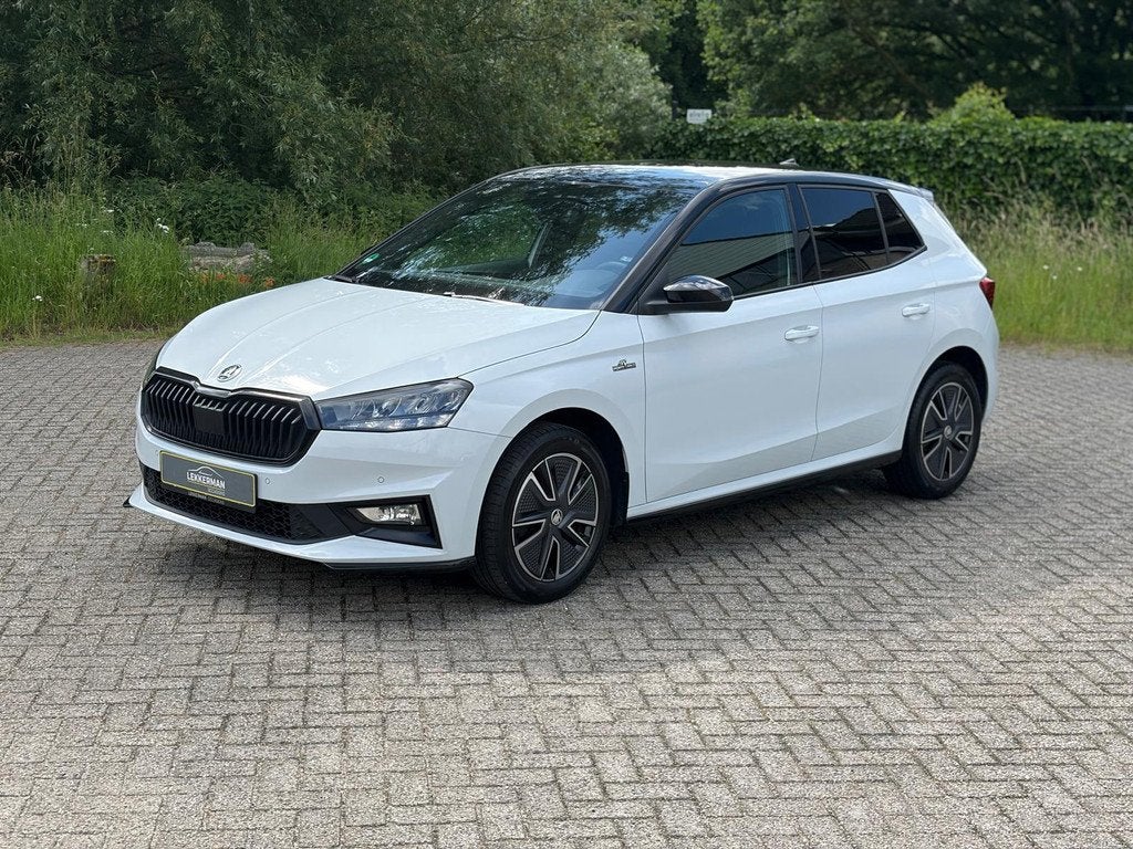 Skoda Fabia 1.0 TSI Monte Carlo DSG I VOLL ONDH I DIGITAL DA, Gebruikt, Wit, Origineel Nederlands, Bedrijf