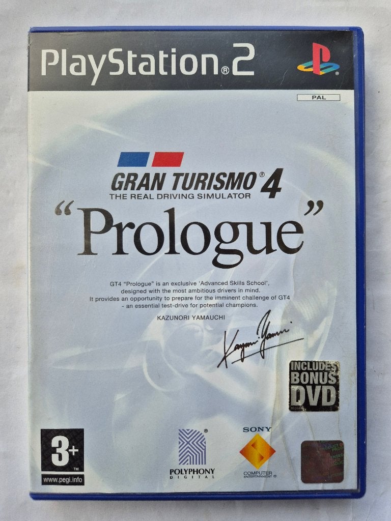 GRAN TURISMO 4 prologue + dvd, Gebruikt, 1 speler, Racen en Vliegen, Ophalen of Verzenden