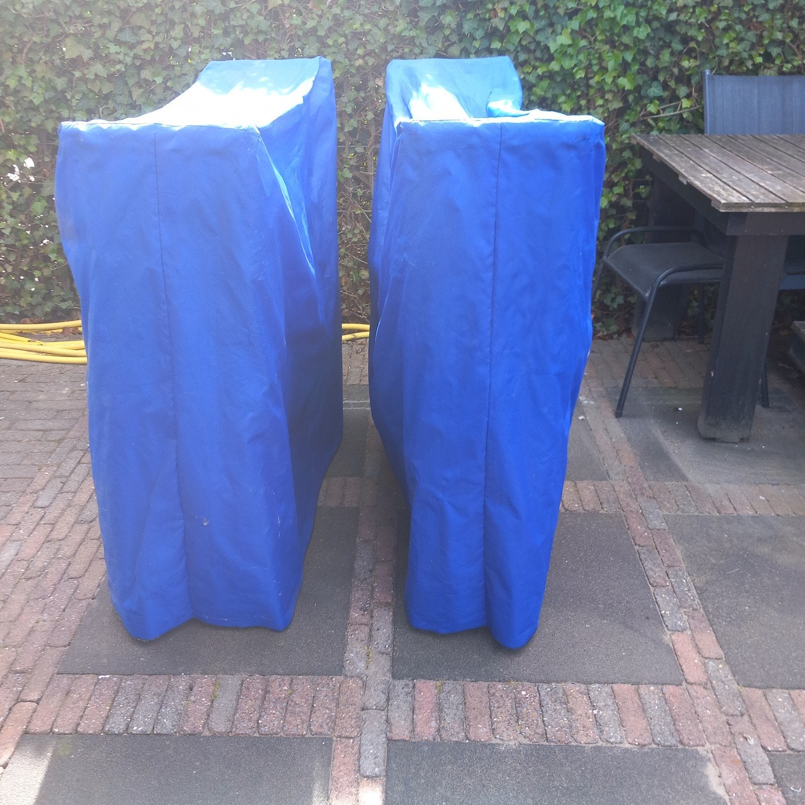 B&S inklapbare  bedden ook los te koop., Ophalen, Zo goed als nieuw, Blauw