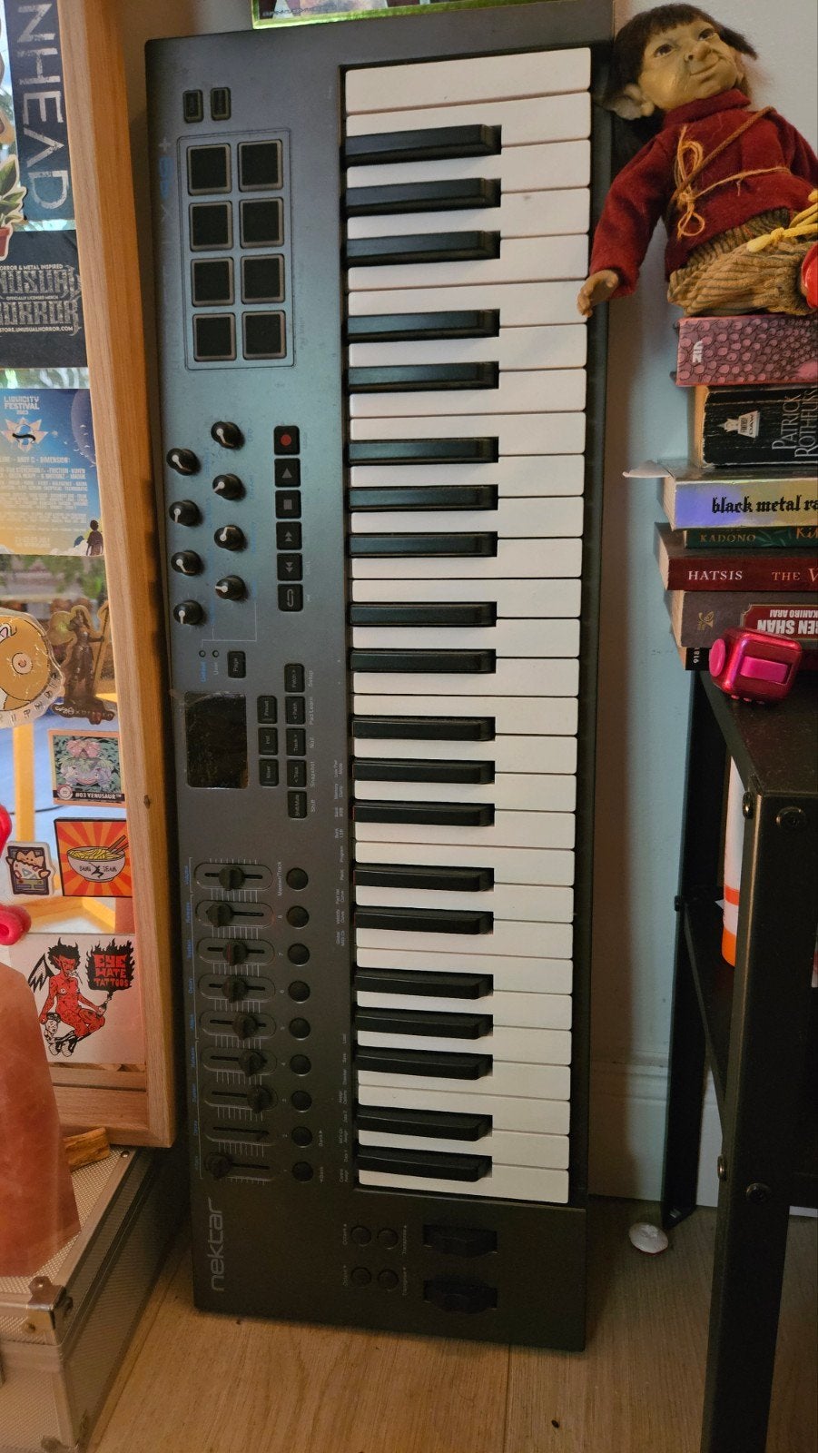 Nektar Impact lx49  MIDI Keyboard Controller, Ophalen of Verzenden, Zo goed als nieuw, Midi-aansluiting, 49 toetsen