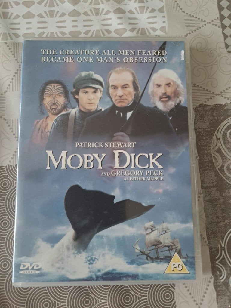moby dick  ( patrick stewart , gregory peck  ), Alle leeftijden, Ophalen of Verzenden, Zo goed als nieuw, Actie en Avontuur
