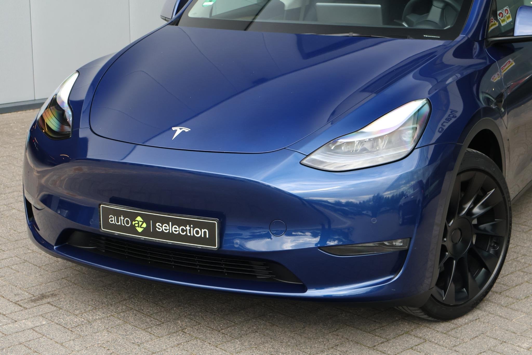 Tesla Model Y Long Range AWD 75 kWh / Trekhaak / Pano / Adap, Auto's, Automaat, Stof, Gebruikt, Blauw