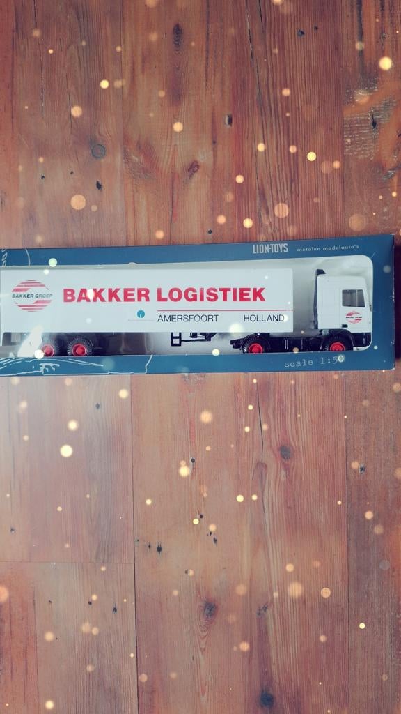 Lion-Toys Bakker Logistiek Vrachtwagen Model 1:50, Hobby en Vrije tijd, Modelauto's | 1:50, Ophalen of Verzenden