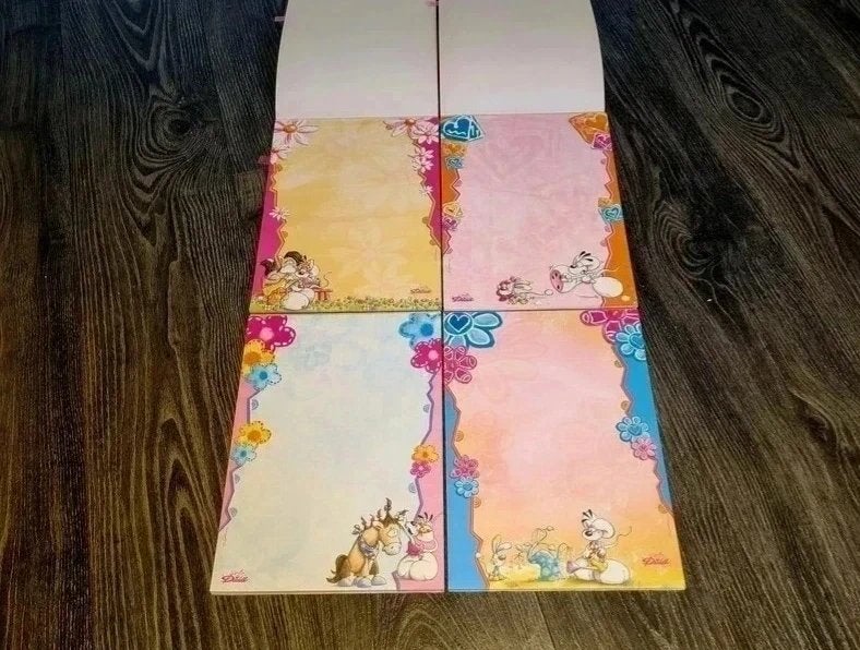 A4 geurserie # 146 tot 149, Ophalen of Verzenden, Diddl, Zo goed als nieuw, Papier, Kaart of Schrift