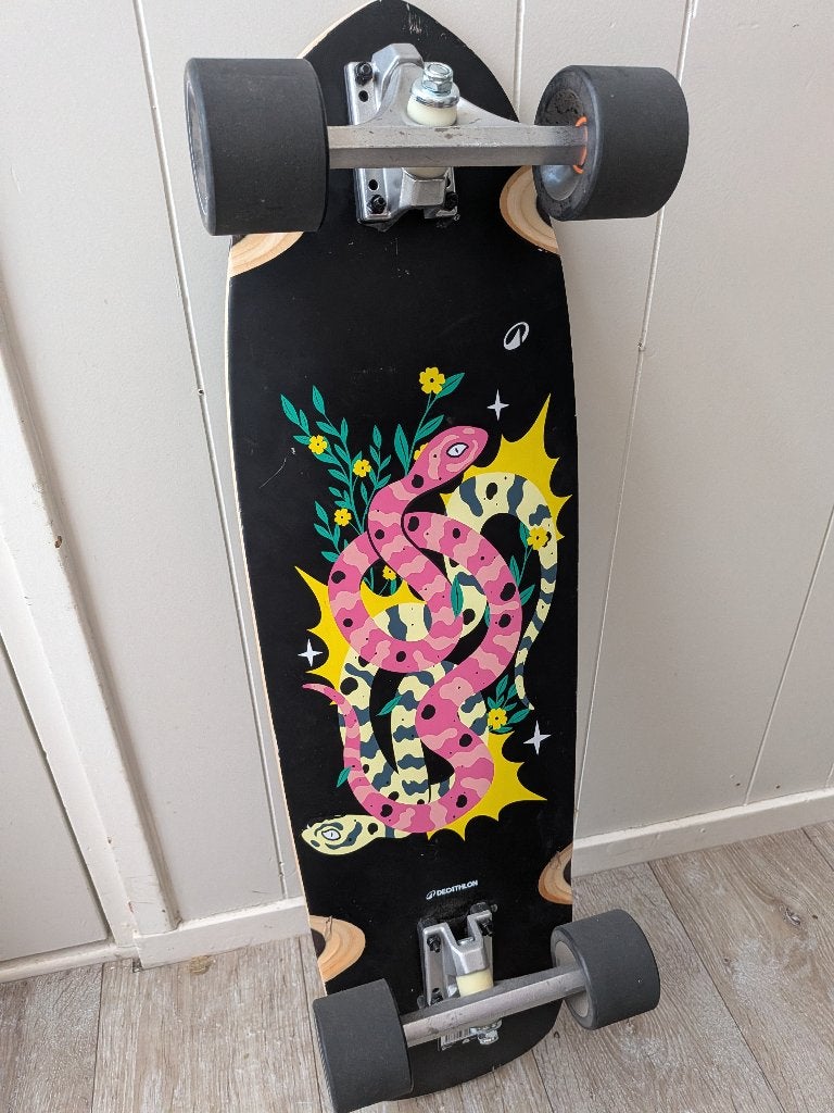 Oxelo Longboard Venice 500, Ophalen of Verzenden, Zo goed als nieuw, Skateboard, Longboard