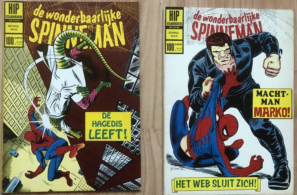 DE WONDERLIJKE SPINNEMAN - DE HAGEDIS../HET WEB..-1969/'70, Boeken, Strips | Comics, Meerdere comics, Ophalen of Verzenden, Zo goed als nieuw