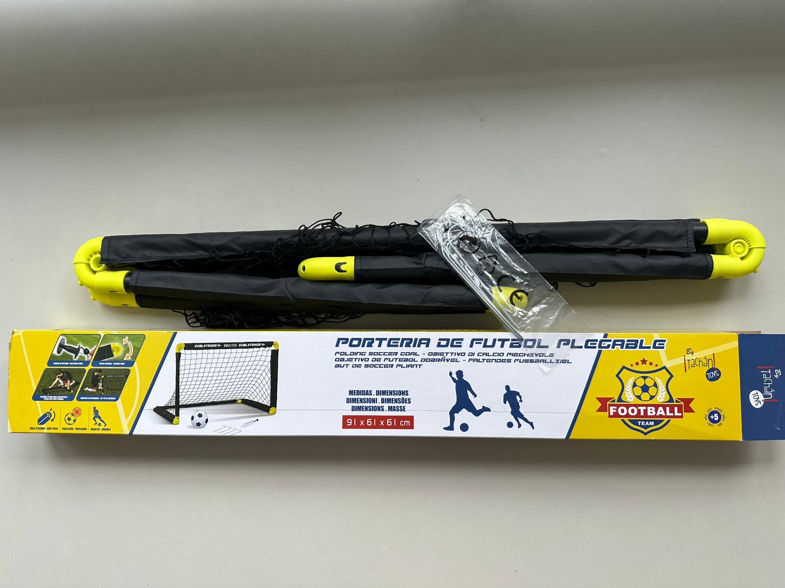 Voetbaldoel nieuw in de doos, 61x61x91, Ophalen of Verzenden, Nieuw
