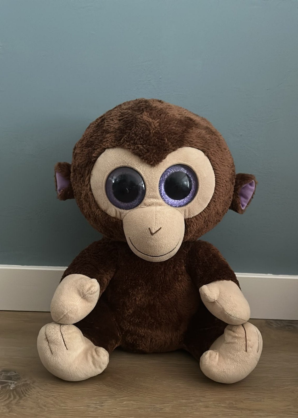 Ty knuffel aap 40 cm - Zoekt nieuw baasje!, Ophalen of Verzenden, Middelgroot (20 tot 80 cm), Bruin, Met label