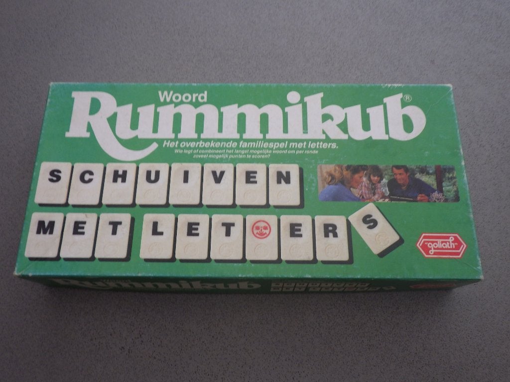 Rummikub Woord GROOTE stenen, Ophalen of Verzenden