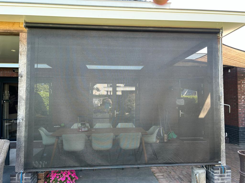 Coolsail Zonnescreen voor terrasoverkapping, Tuin en Terras, Zonneschermen, Gebruikt, Screen, 150 tot 300 cm, 250 cm tot 450 cm