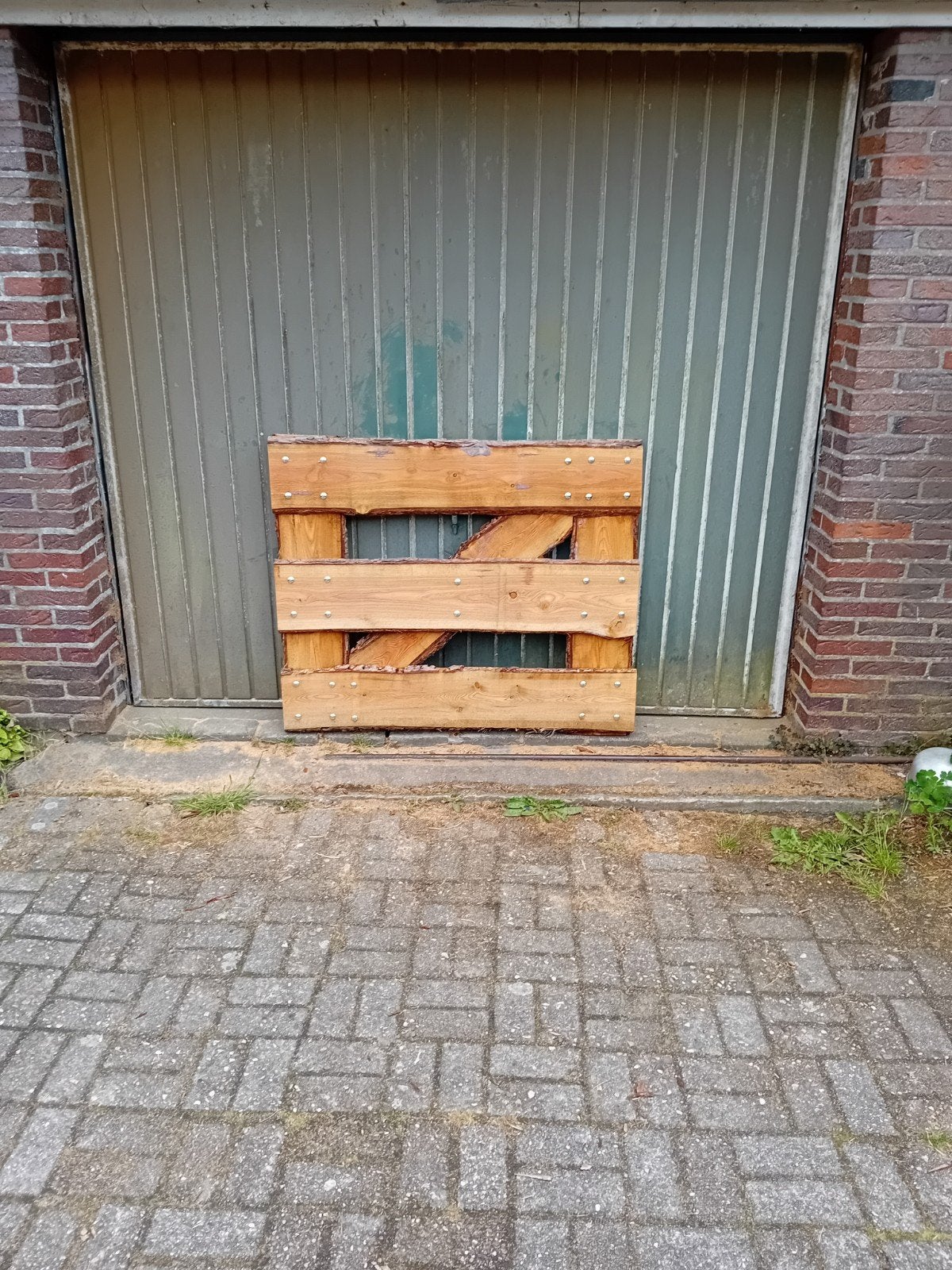 Te koop aangeboden Douglas poort / hek., Ophalen, Nieuw, Hout, Tuinhek