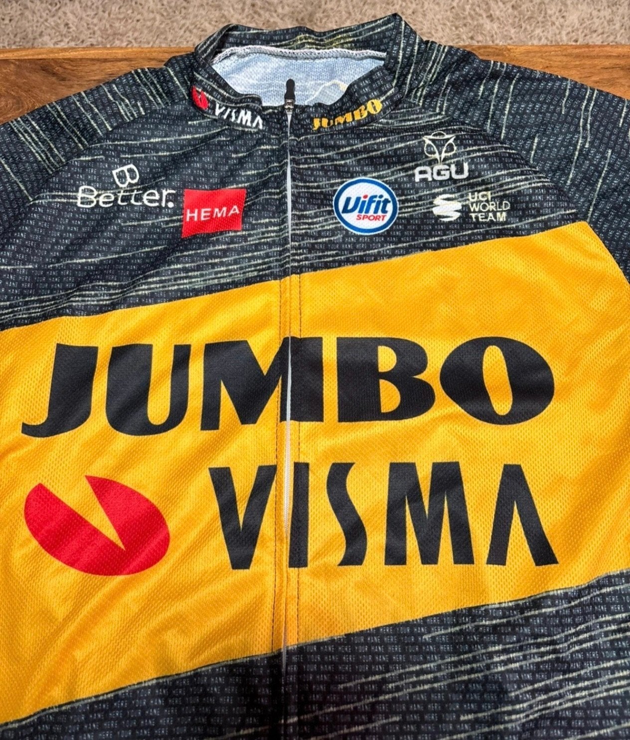 Officieel Jumbo-Visma Fietsshirt - AGU - Heren/Unisex

Besch, Ophalen of Verzenden, Heren, Bovenkleding