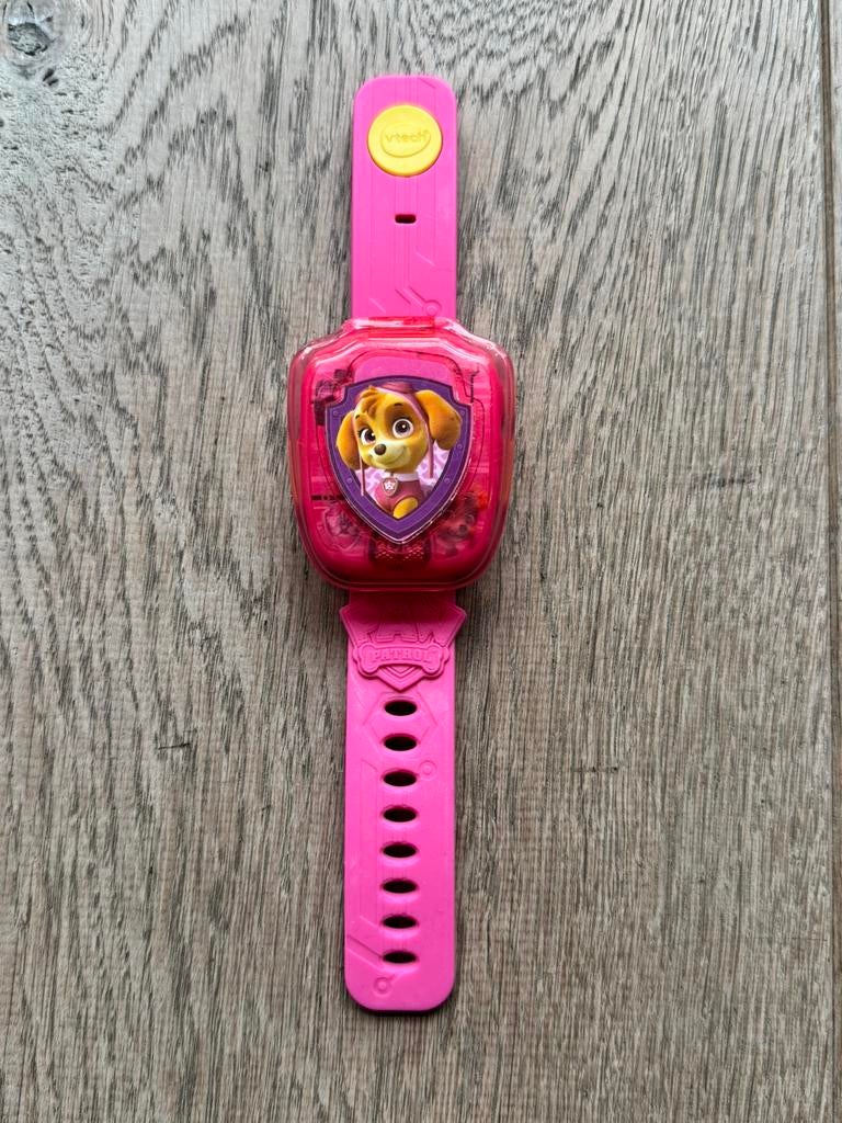 Horloge Paw Patrol Skye learning watch, Ophalen of Verzenden, Gebruikt, Roze, Meisje