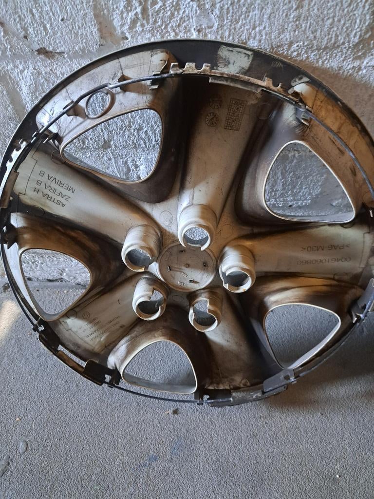 Wieldop Opel Astra H, Zafira B, Meriva B - Gebruikt, Auto diversen, Wieldoppen, Ophalen of Verzenden, Gebruikt