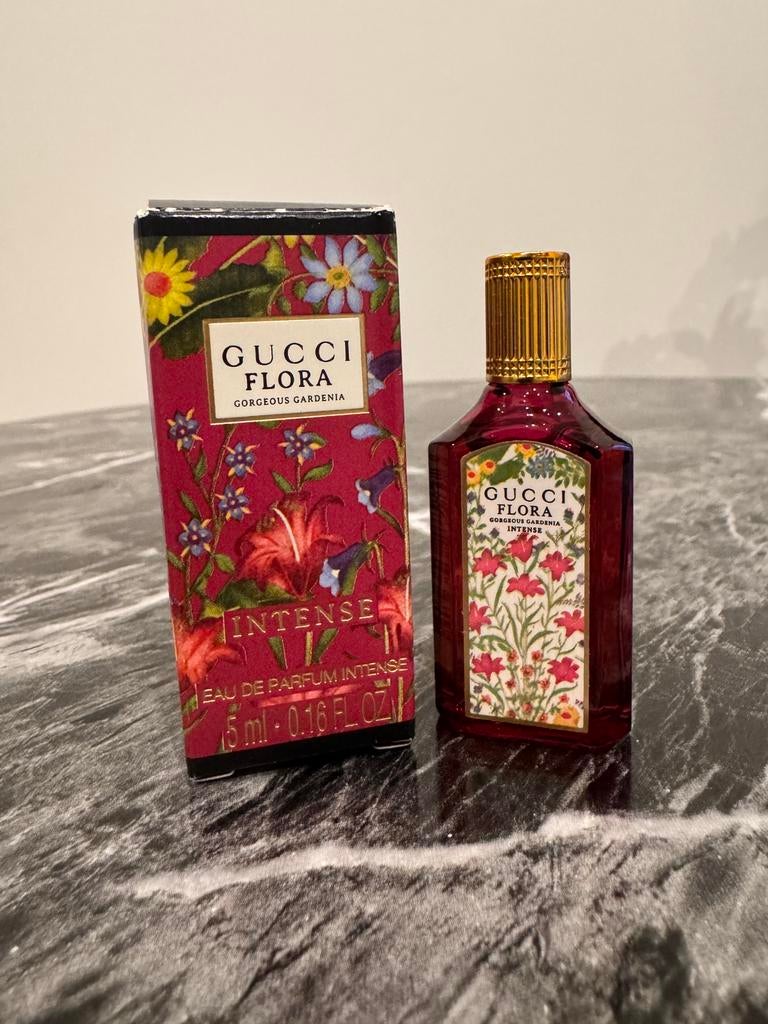 Mini Gucci Flora Gorgeous Gardenia EDP Intense 5 ml, Ophalen of Verzenden, Nieuw