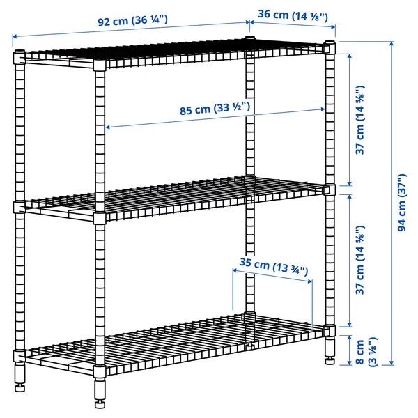 Gezocht: Losse IKEA Omar plank 92x36cm, Huis en Inrichting, Kasten | Stellingkasten, Ophalen, Zo goed als nieuw