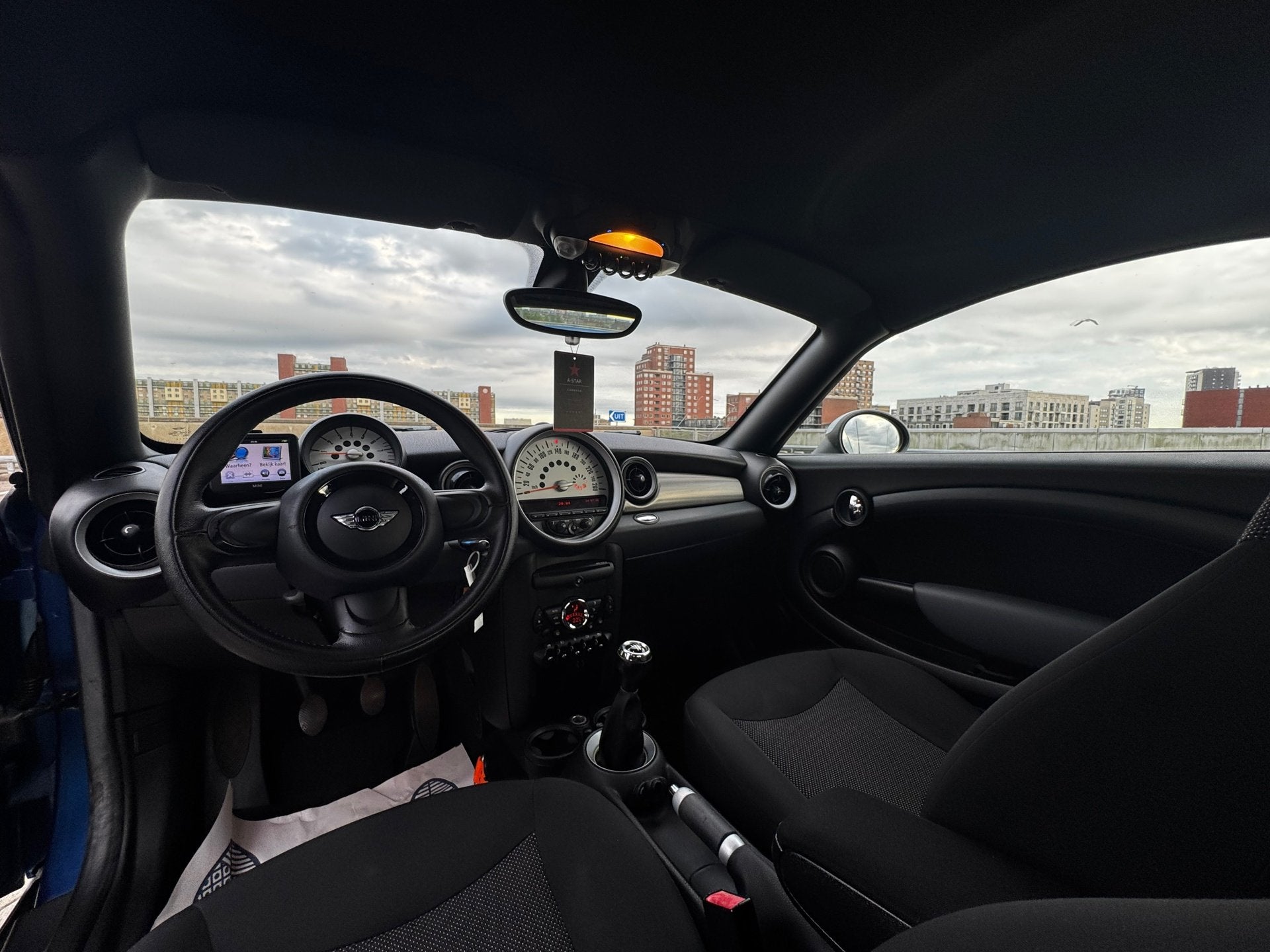 Mini Coupé 1.6 Cooper Pepper CLIMA NAVI NAP, Auto's, Stof, Gebruikt, Zwart, 4 cilinders