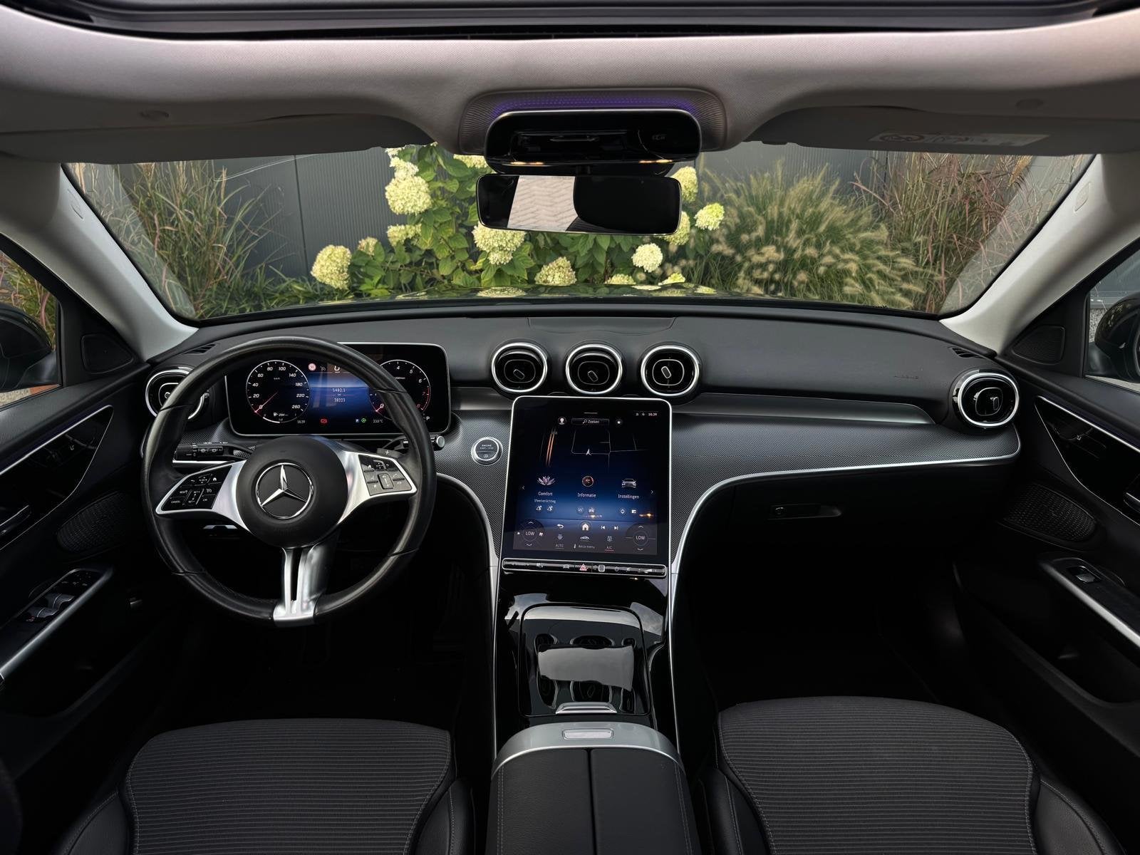 Mercedes-Benz C-klasse Estate 200 Business Line M23 FULL PAN, Auto's, Automaat, Dealer onderhouden, 15 km/l, Gebruikt