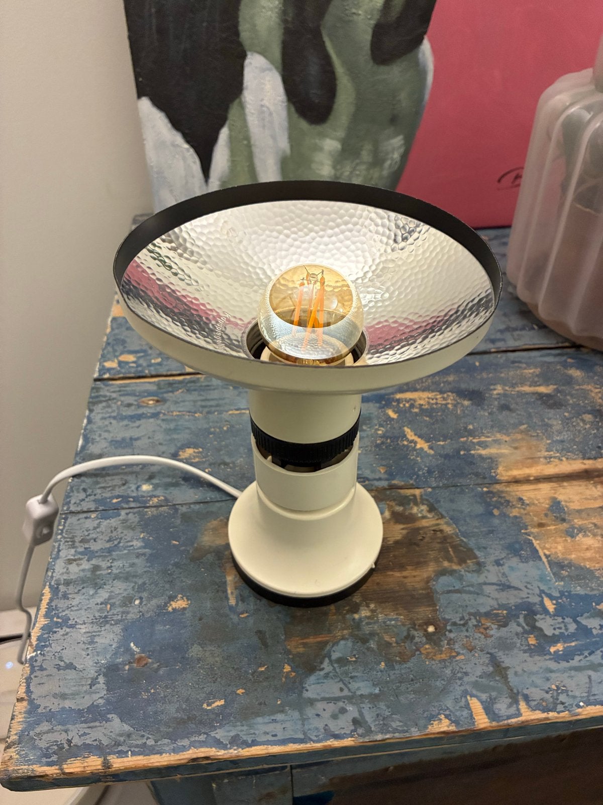 Philips Coolbeam lamp vintage space age, Kunststof, Philips, Met schakelaar, Zo goed als nieuw
