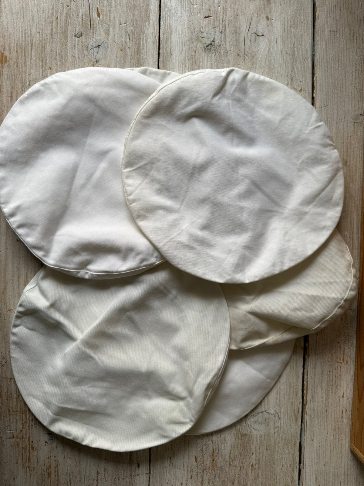 Korps Mariniers / Marine Witte Pet Covers 7 stuks, Verzenden, Marine, Nederland, Helm of Baret