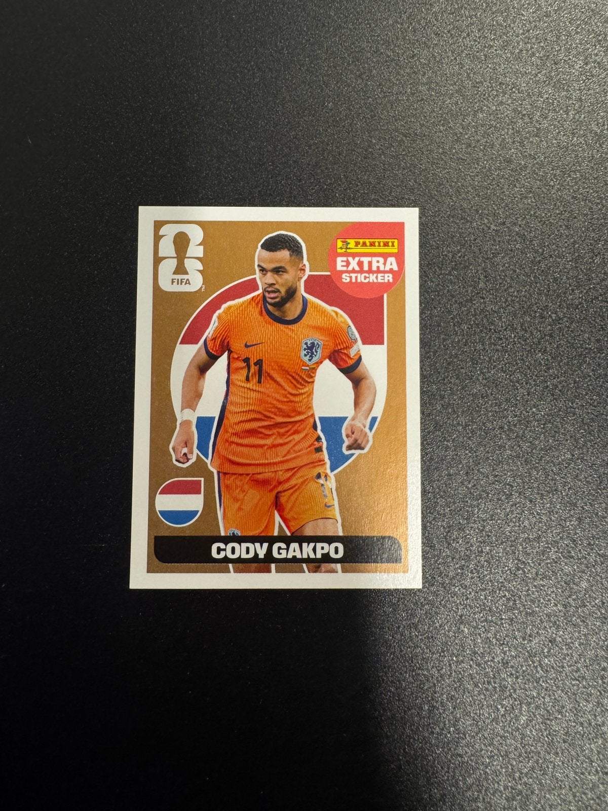 Panini Cody Gakpo Extra Sticker Bronze, Ophalen of Verzenden, Zo goed als nieuw, Buitenlandse clubs, Poster, Plaatje of Sticker
