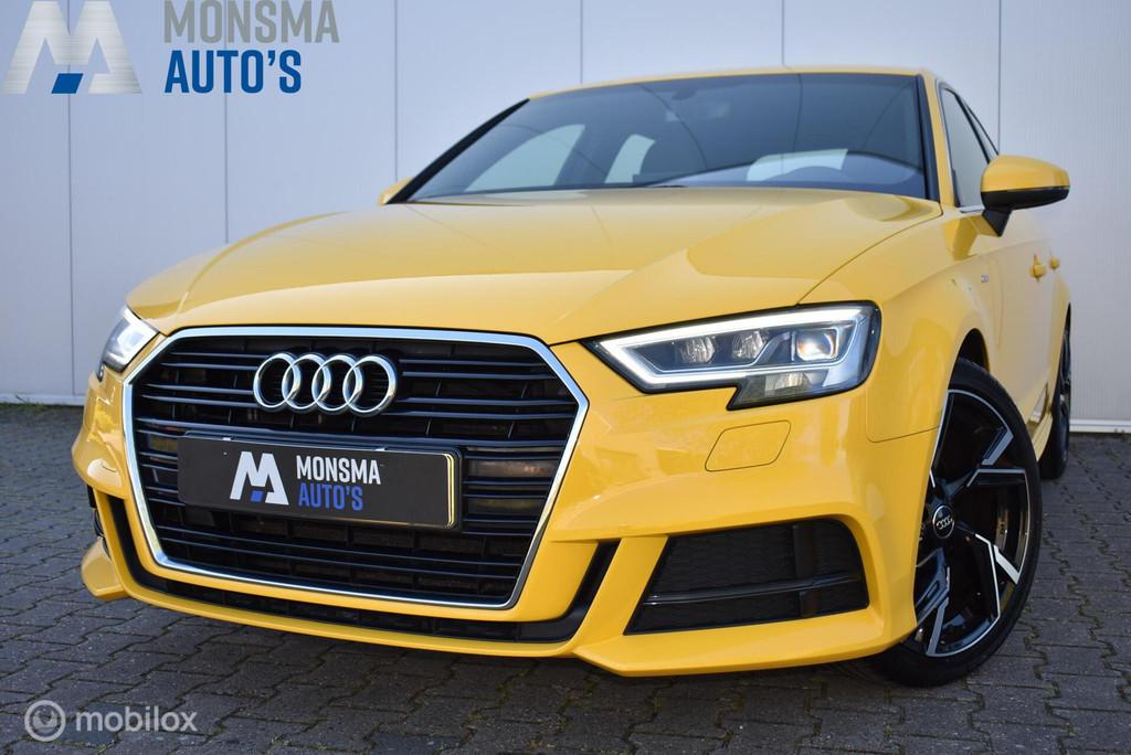 Audi A3 Sportback 1.0 TFSI S-Line Vegas Yellow Clima Cruise, Auto's, Audi, Voorwielaandrijving, Gebruikt, Bedrijf, 999 cc