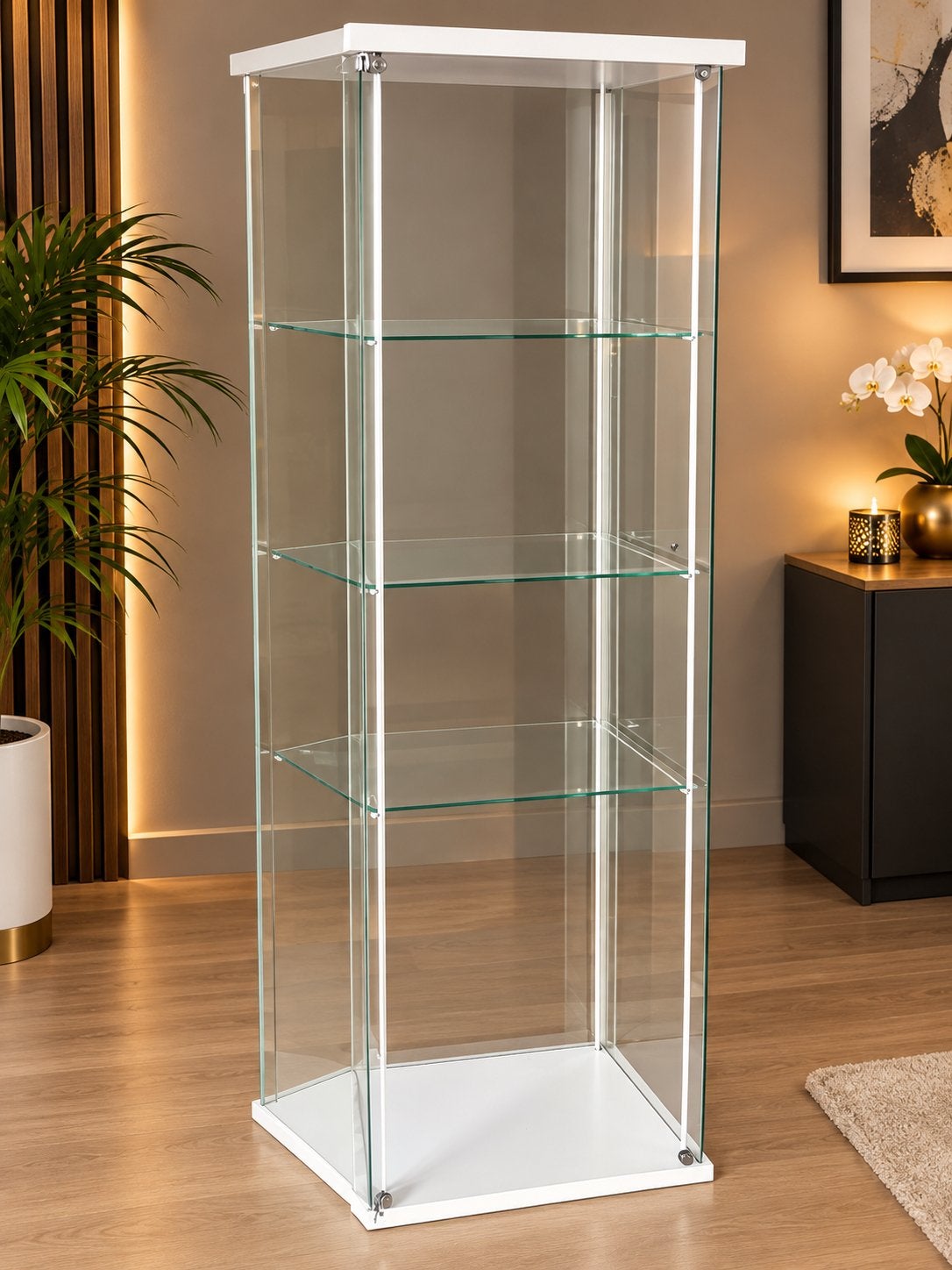 Vitrine kast van glas, 150 tot 200 cm, 25 tot 50 cm, 50 tot 100 cm, Ophalen of Verzenden