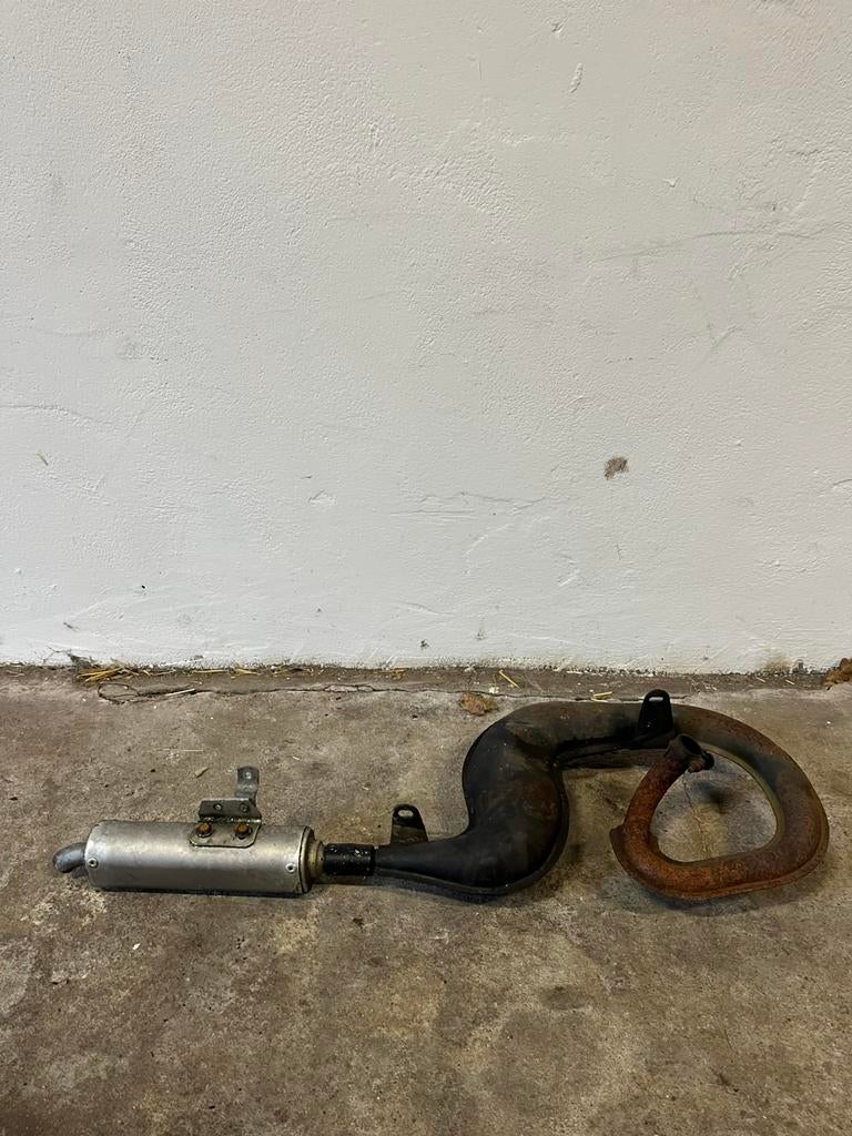 Gilera citta leovince krul oud type, ovalen demper, Ophalen of Verzenden, Gebruikt, Uitlaat
