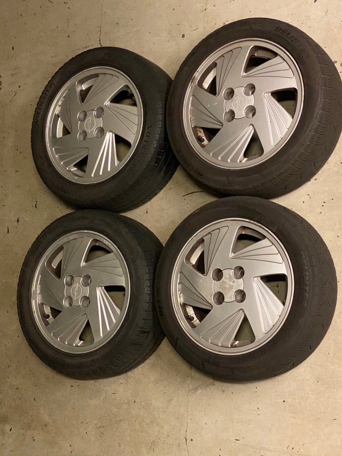 Opel 4x100 Astra F GSI Waaier Velgen, Auto-onderdelen, Ophalen, Gebruikt, 15 inch, Banden en Velgen