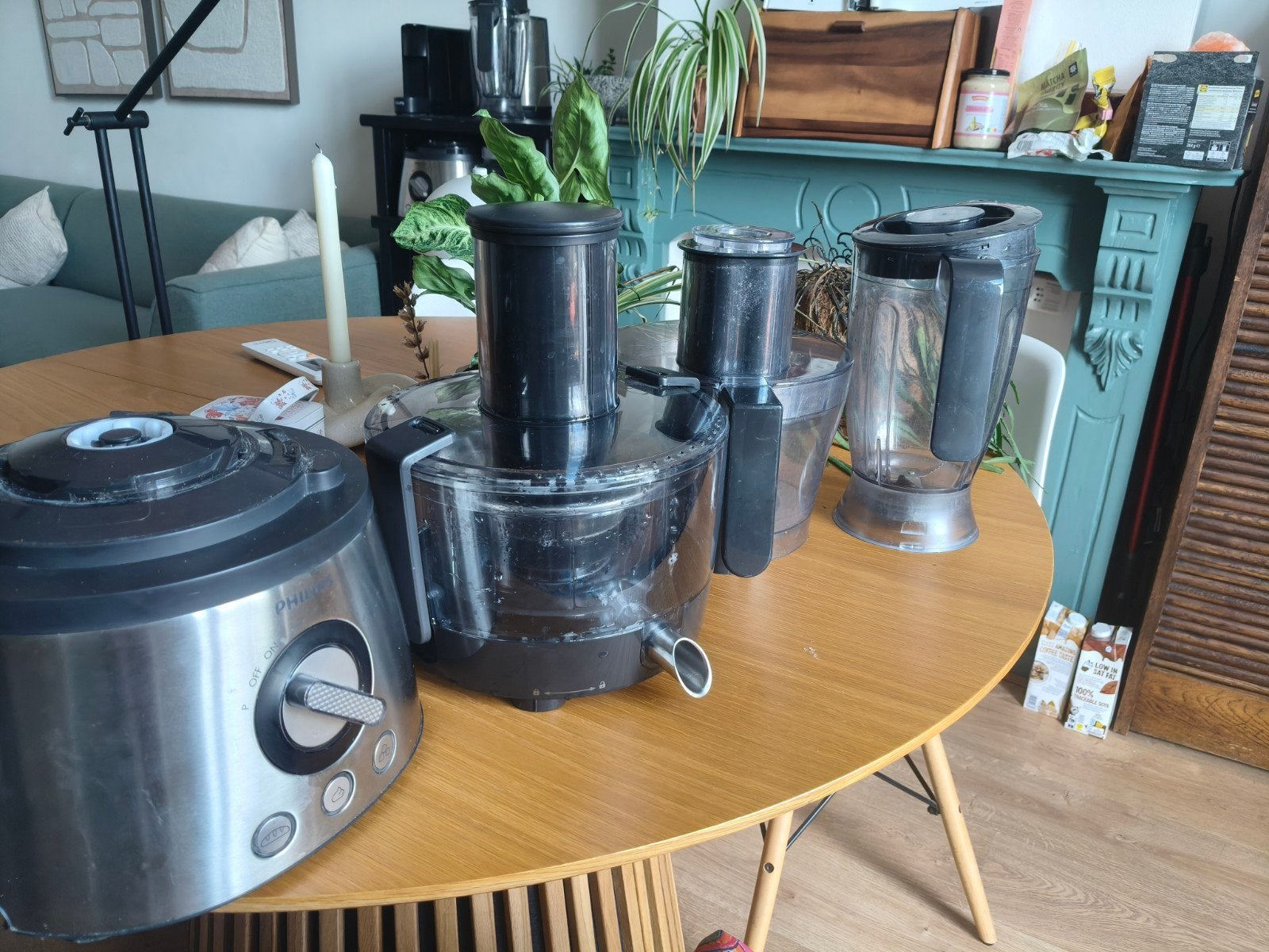 Philips HR7778 keukenmachine blendermes kapot, Verzenden, Gebruikt, 3 snelheden of meer