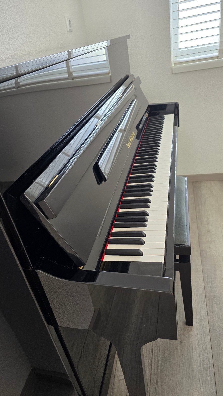 Piano in zeer goede staat!, Ophalen, Zo goed als nieuw, Zwart, Hoogglans