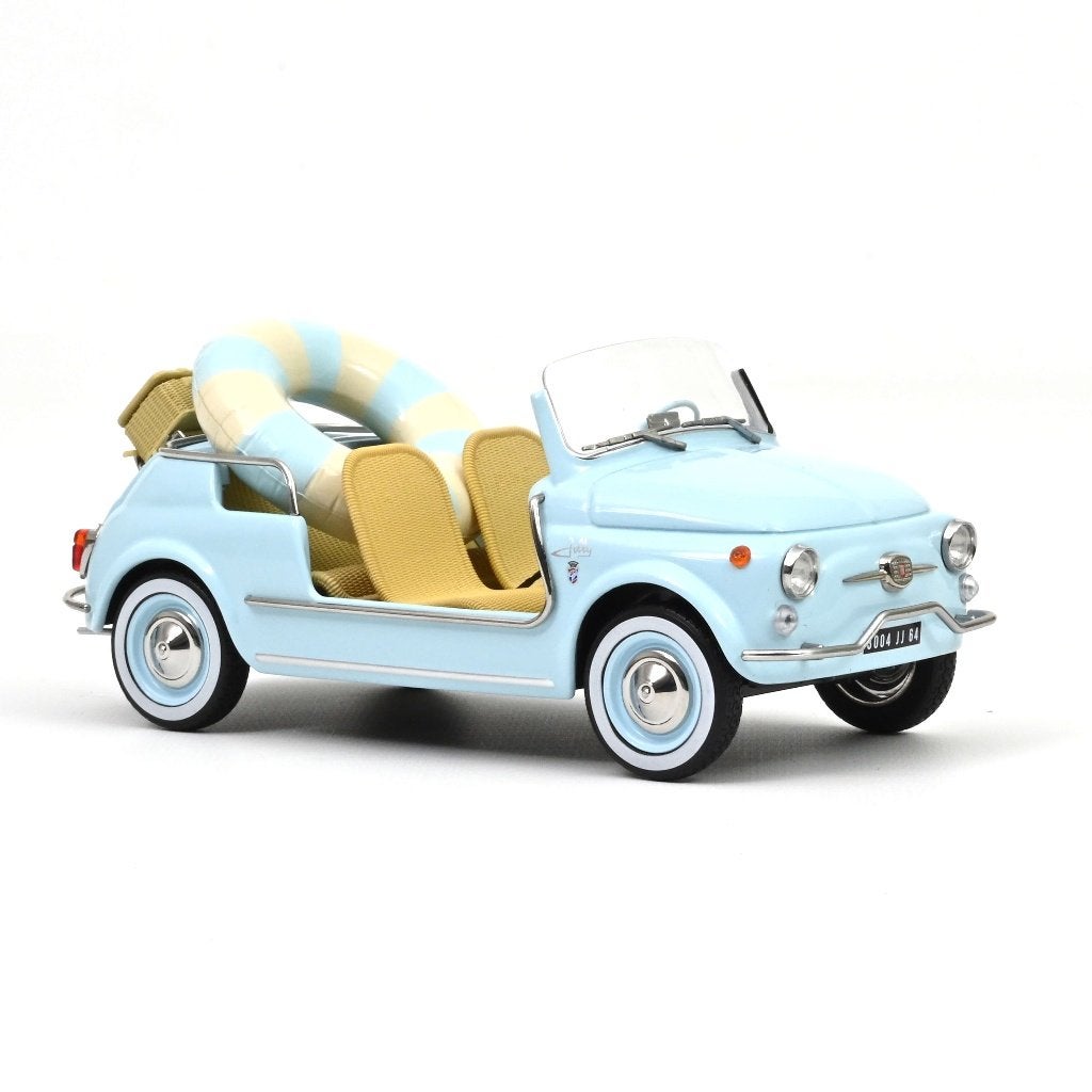 Norev 1:18 Fiat 500 Jolly 1965 Blue. Levering 10-2026, -, Nieuw, Norev, Ophalen of Verzenden