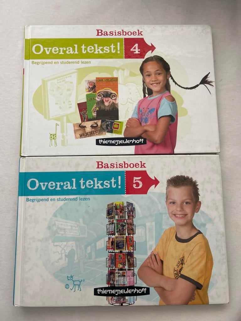 Basisboek Overal tekst! 4 & 5 Begrijpend lezen, Boeken, Ophalen of Verzenden, Gelezen, Overige niveaus, Nederlands