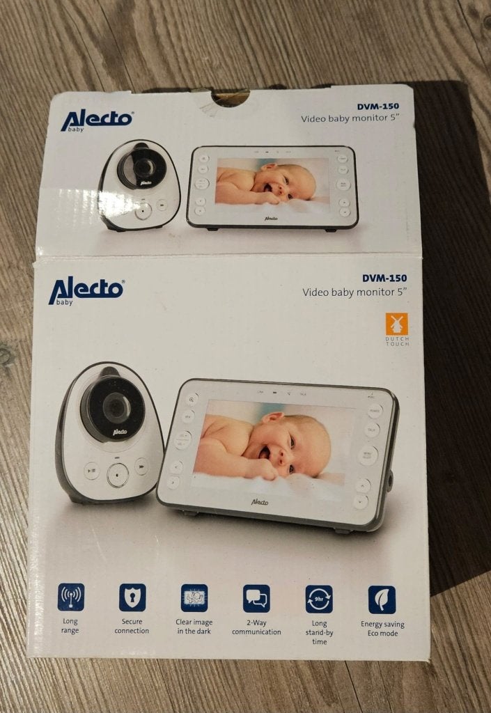 Alecto DVM-150 babyfoon met 2 camera’s, Ophalen, Gebruikt, Minder dan 100 meter, Camera