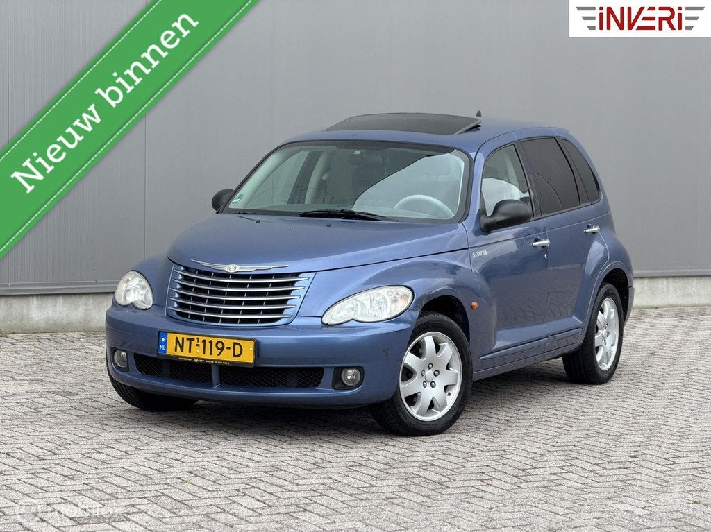 Chrysler PT Cruiser 1.6i Touring | Schuifdak | Trekhaak |, Auto's, Chrysler, Gebruikt, Beige, 4 cilinders, Blauw