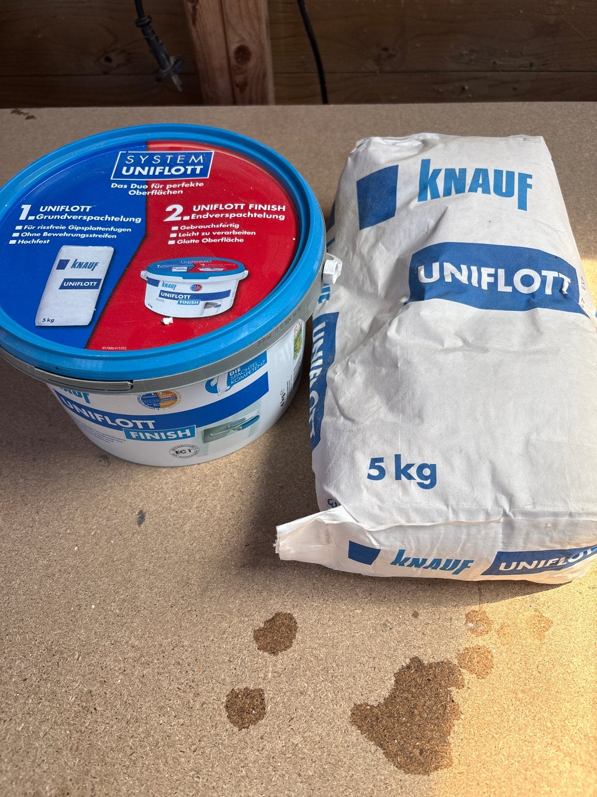 Knauf Uniflott Grond- en Eindverspachteling Set, Ophalen of Verzenden, Nieuw, Overige typen