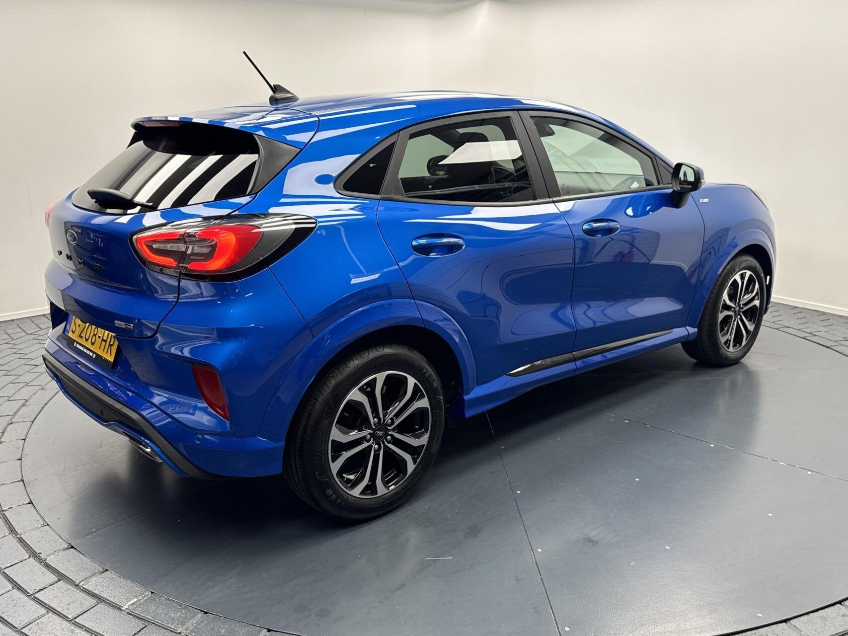 Ford Puma 1.0i EcoBoost Hybrid ST-Line Automaat-Cr.contr-Cli, Auto's, Stof, Met garantie (alle), Blauw, Bedrijf