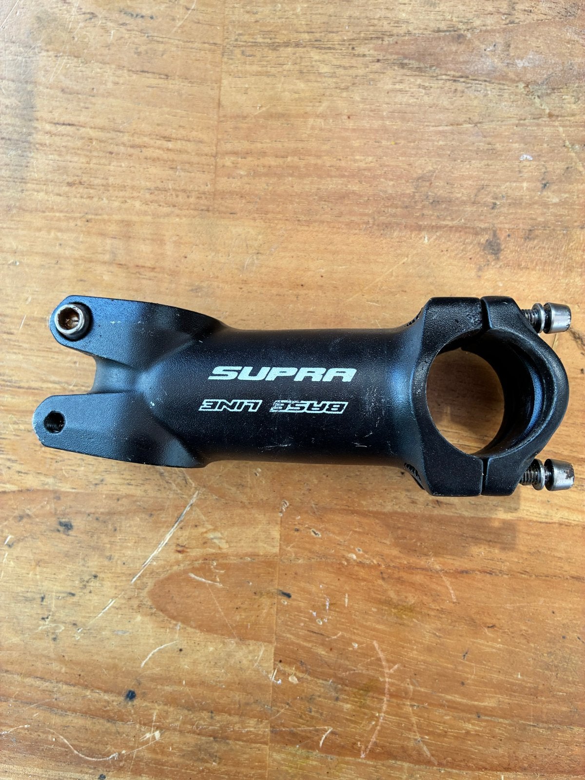 Supra Base Line 90 mm Fietsstuurpen - Zwart, Gebruikt, Ophalen, Gebruikt, Stuur, Aluminium