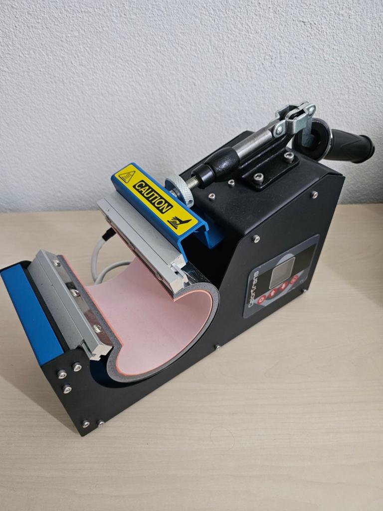 Mokkenpers voor sublimatie - Personaliseer je mokken, Zwart, Zo goed als nieuw, Machine, Elektrisch