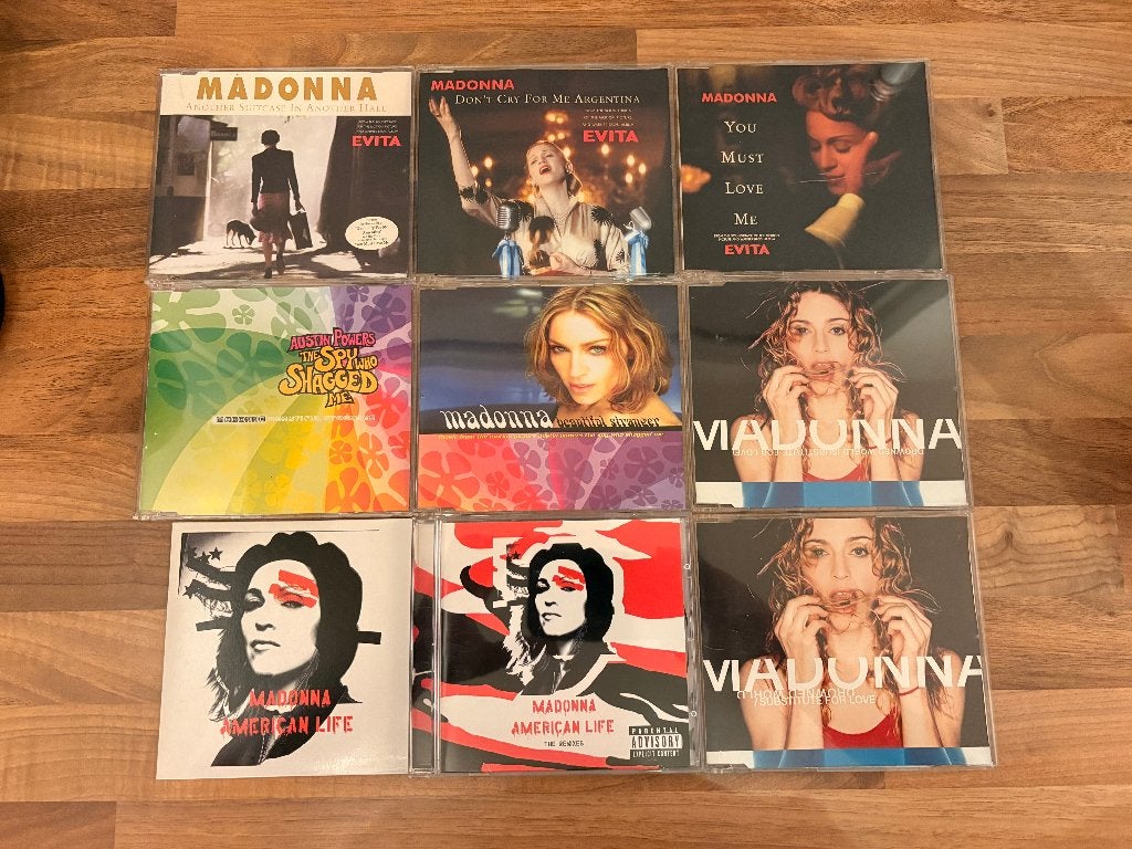 Madonna CD Singles (53 stuks) vanaf 2,-, Ophalen of Verzenden, Zo goed als nieuw, Pop