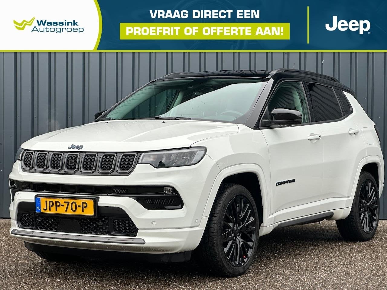 Jeep Compass 1.3T 4XE 240pk EAWD Aut S Leer | DAB | 4 x 4 |, Automaat, Stof, 4 cilinders, 179 pk